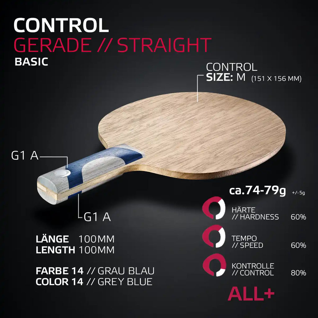 Tt Racket Design Table tennis racket for all-round players CONTROL | SOULSPIN TT-Shop ...